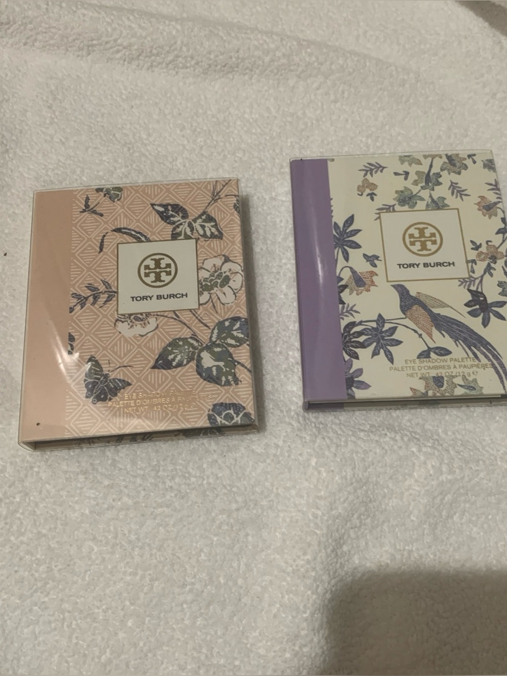 Tory Burch Floral Decorative Palettes in Catch and Pas Du Tout Brand New